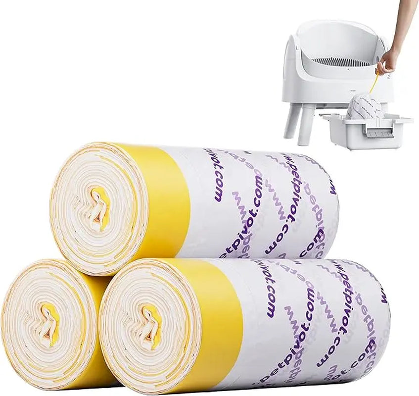 Autoscooper 11 by Petpivot Waste Bags for Automatic Litter Boxes, 60-Pack Summervibes Petlovers