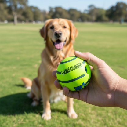 Pet Sound Toy Ball, Silicone Dog Treats Dispenser Ball, Interactive Dog Training Ball, Interactive Pet Chew Toys, Fun Indoor and Outdoor Dog Toy, Durable Chew #GLOBAL PICKS